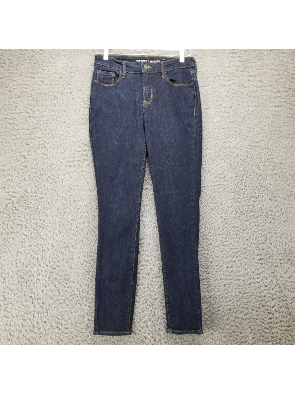 Old Navy Jeans Womens 6 Blue Rockstar Stretch Denim Skinny